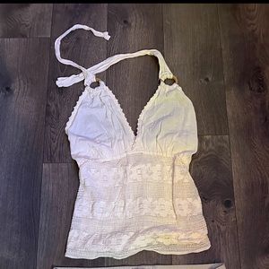 White halter top from Mexico